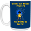 Salty-Black Girl-15oz White Mug