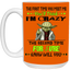 Crazy Yoda-15oz White Mug