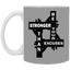 Be Stronger-11oz White Mug