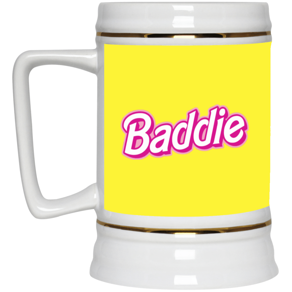 Pink Baddie-Beer Stein 22oz.