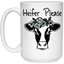 Heifer Please-15oz White Mug
