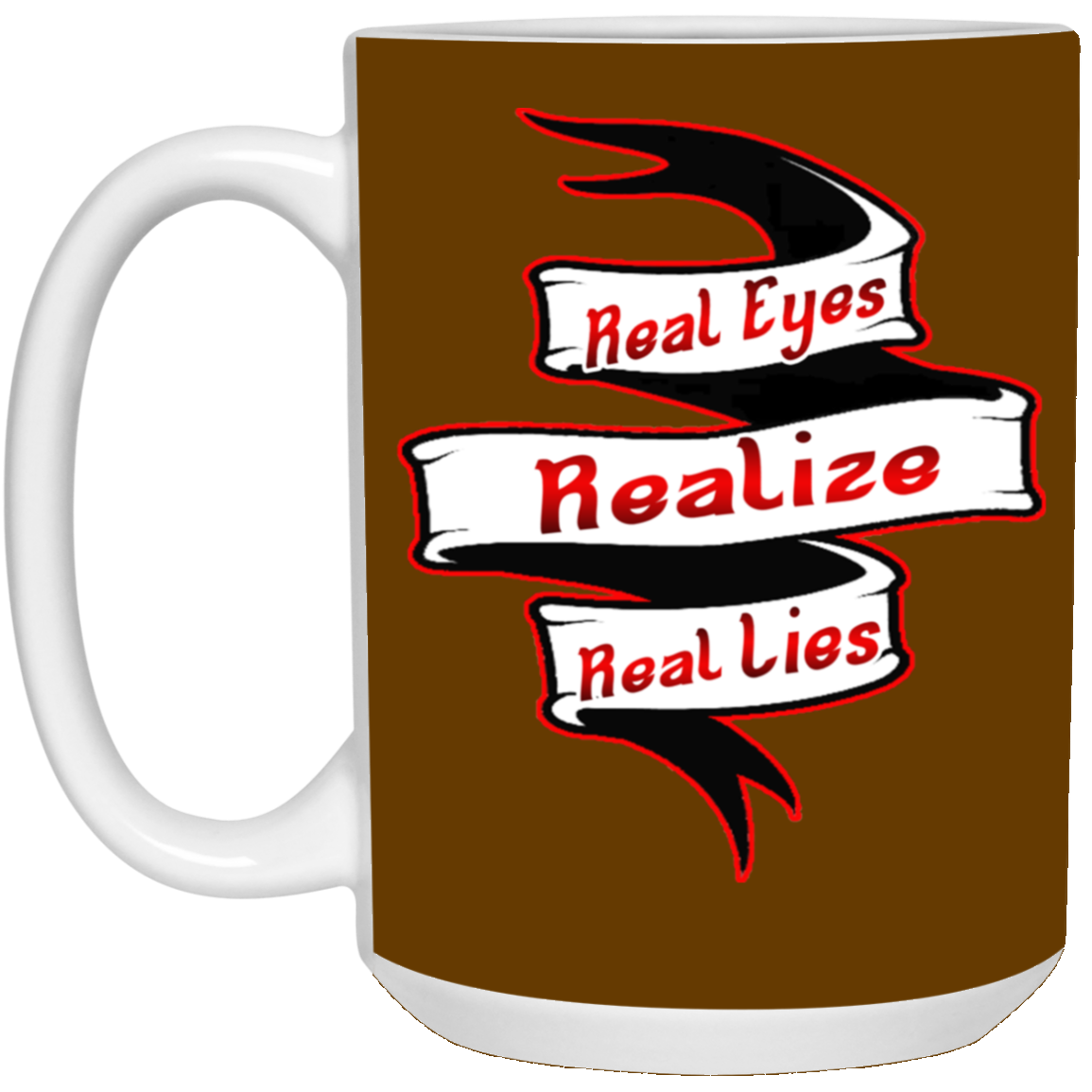 Real Eyes-15oz White Mug
