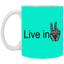 Hand Peace-11oz White Mug