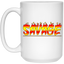Savage Fire-15oz White Mug