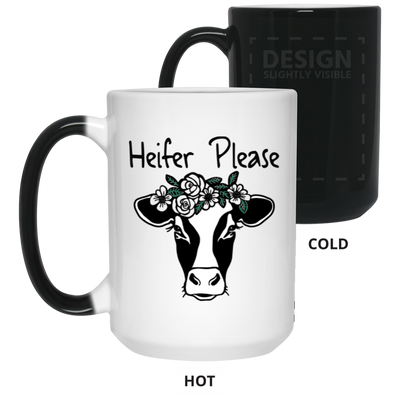 Heifer Please-15oz Color Changing Mug