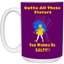 Salty-White Girl-15oz White Mug