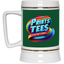PTB-Gold Trim Beer Stein 22oz