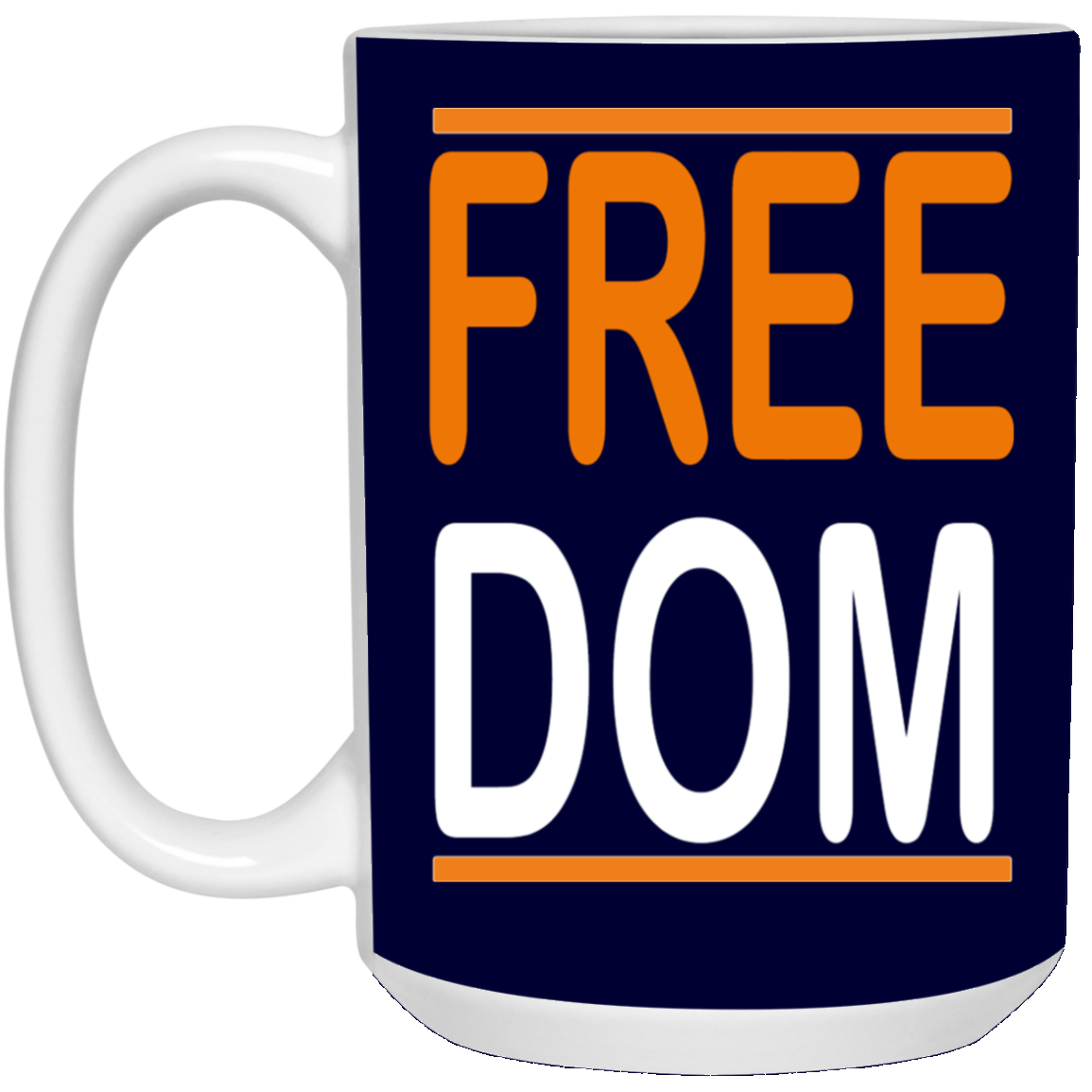 Freedom-15oz White Mug