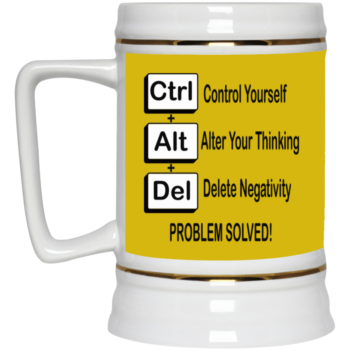 Ctrl-Alt-Del-Beer Stein 22oz.