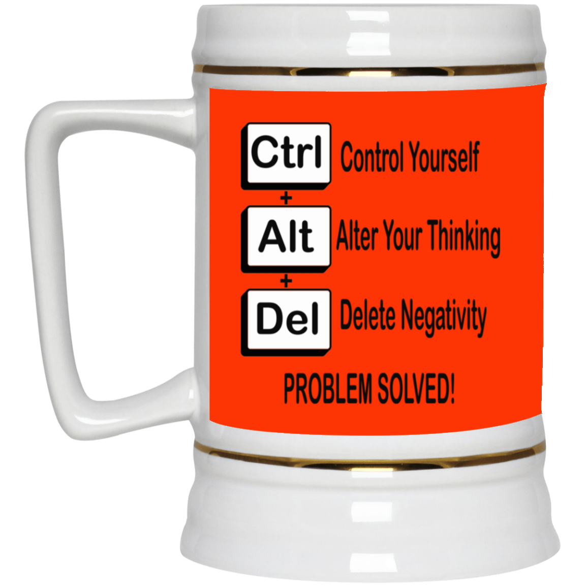 Ctrl-Alt-Del-Beer Stein 22oz.
