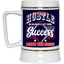 Hustle in Silence-Beer Stein 22oz.