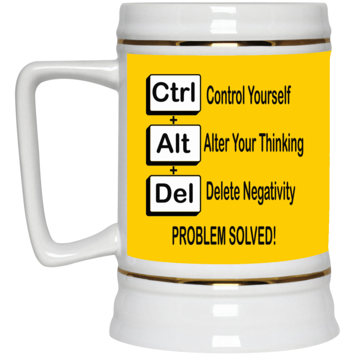 Ctrl-Alt-Del-Beer Stein 22oz.