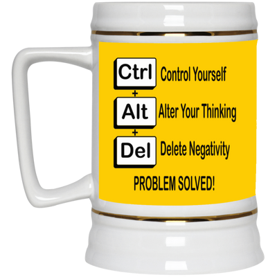 Ctrl-Alt-Del-Beer Stein 22oz.