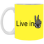 Hand Peace-11oz White Mug