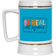 Be Real Not Perfect-Beer Stein 22oz.
